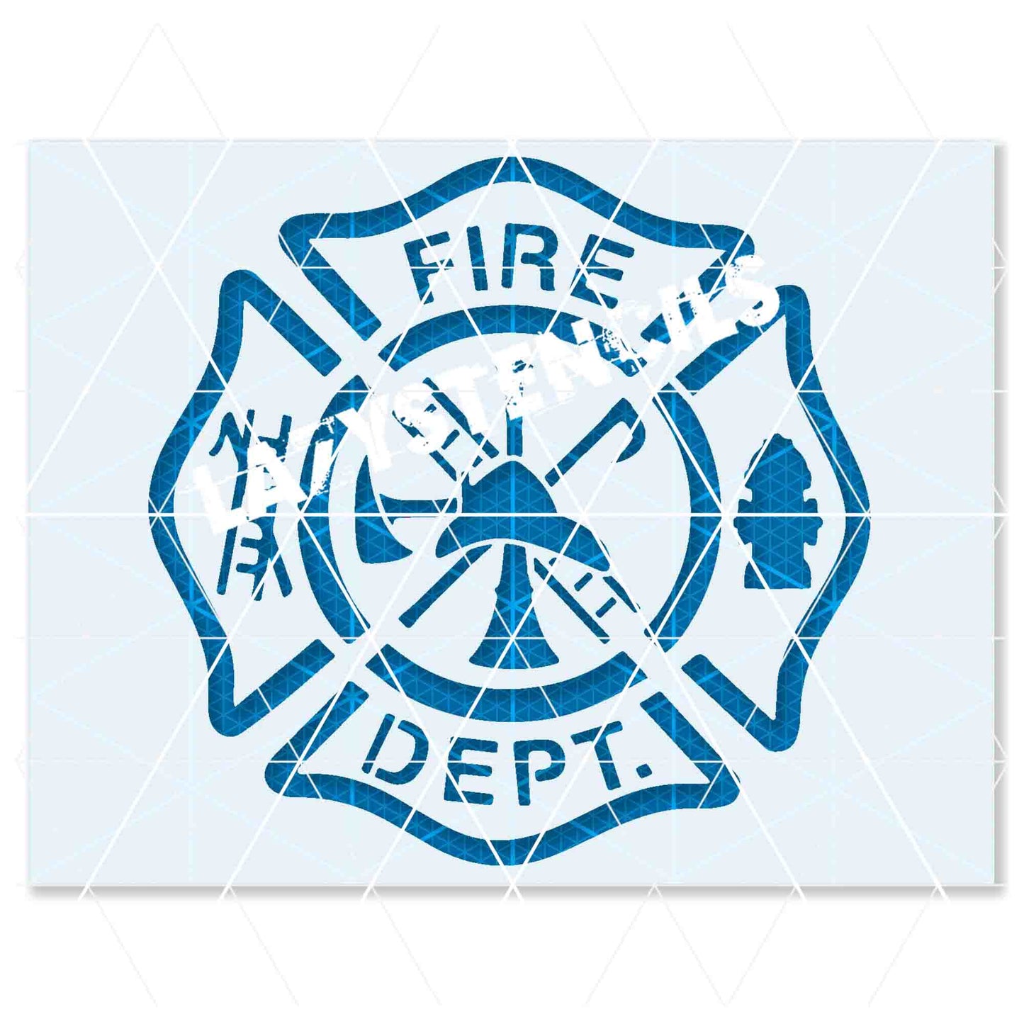 FIRE DEPARTMENT STENCIL