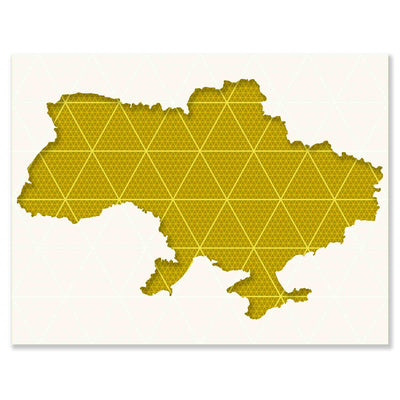 UKRAINE УКРАЇНА STENCIL