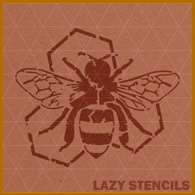 BEE STENCIL - Lazy Stencils