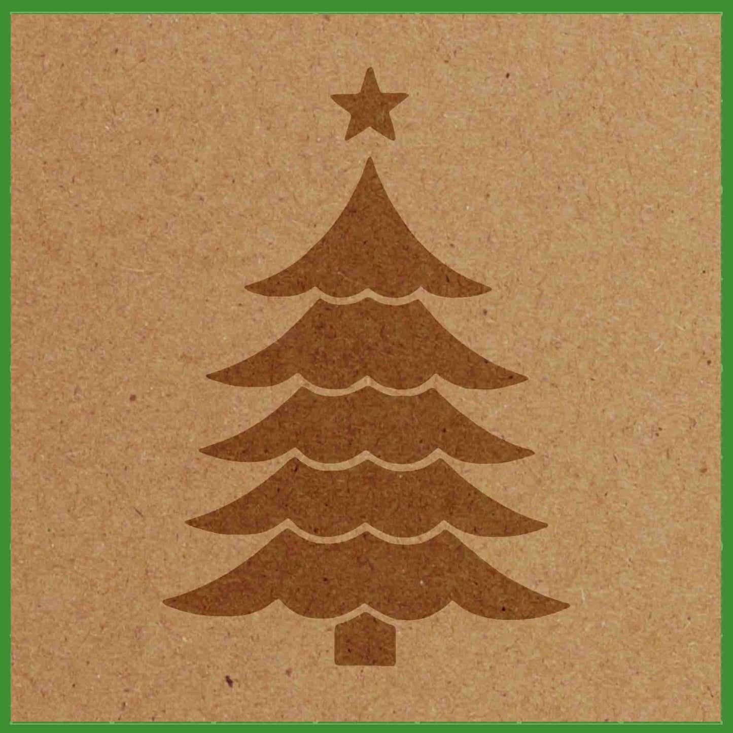 CHRISTMAS TREE STENCIL - LAZY STENCILS