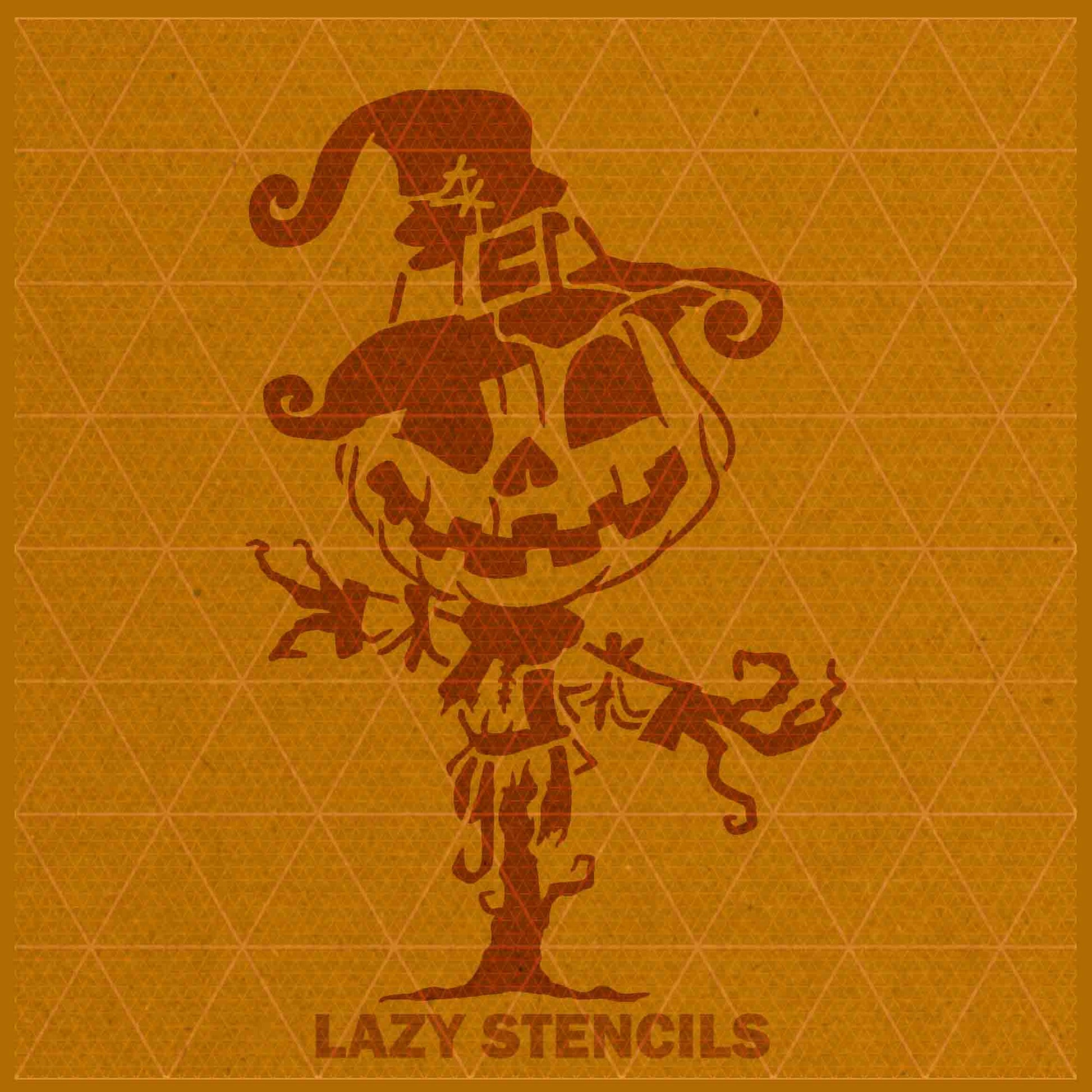 PUMPKIN STENCIL - Lazy Stencils