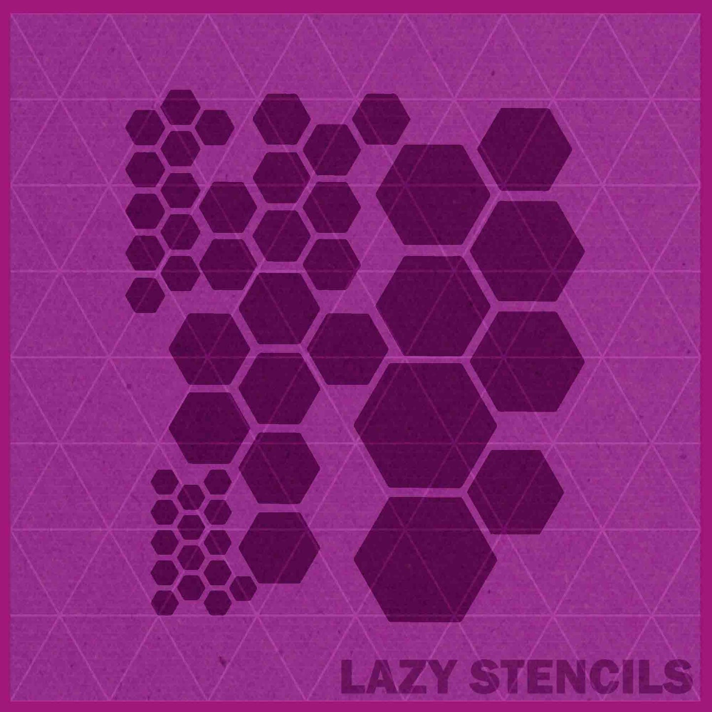 HONEYCOMB STENCIL - Lazy Stencils