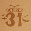 OCTOBER 31ST STENCIL - LAZY STENCILS