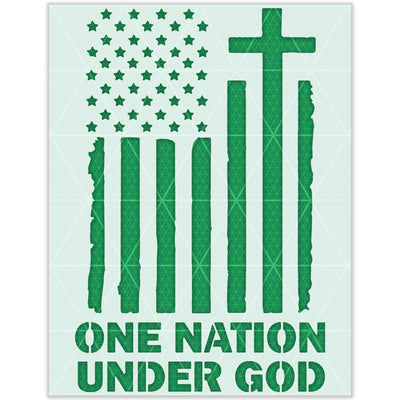 ONE NATION UNDER GOD STENCIL - LAZY STENCILS
