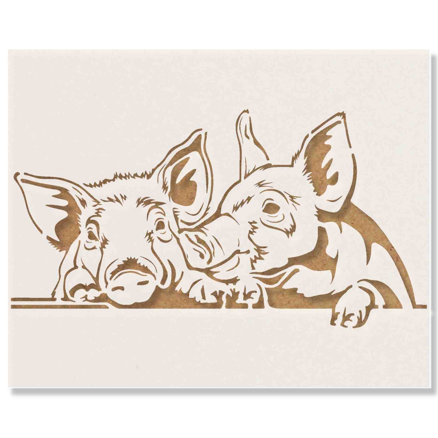 PIGS FARM STENCIL - Lazy Stencils