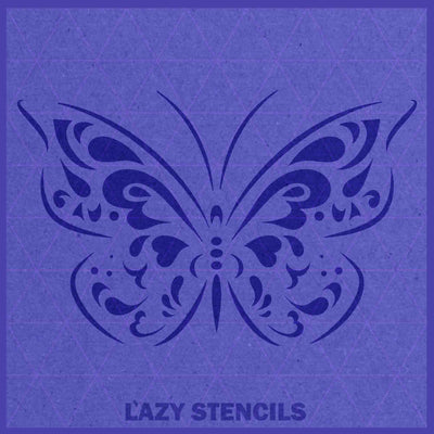 BUTTERFLY STENCIL - Lazy Stencils