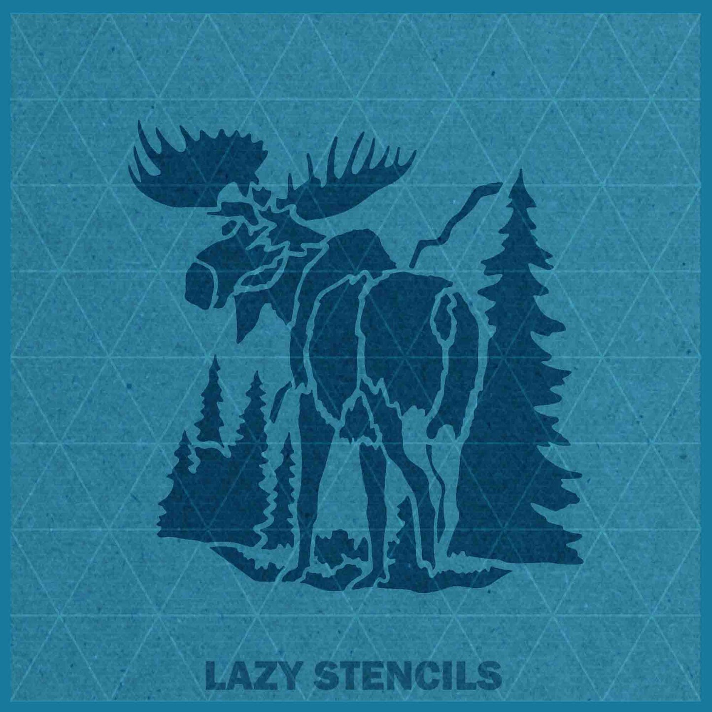 MOOSE STENCIL - Lazy Stencils