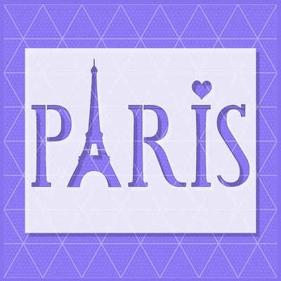 PARIS STENCIL - Lazy Stencils