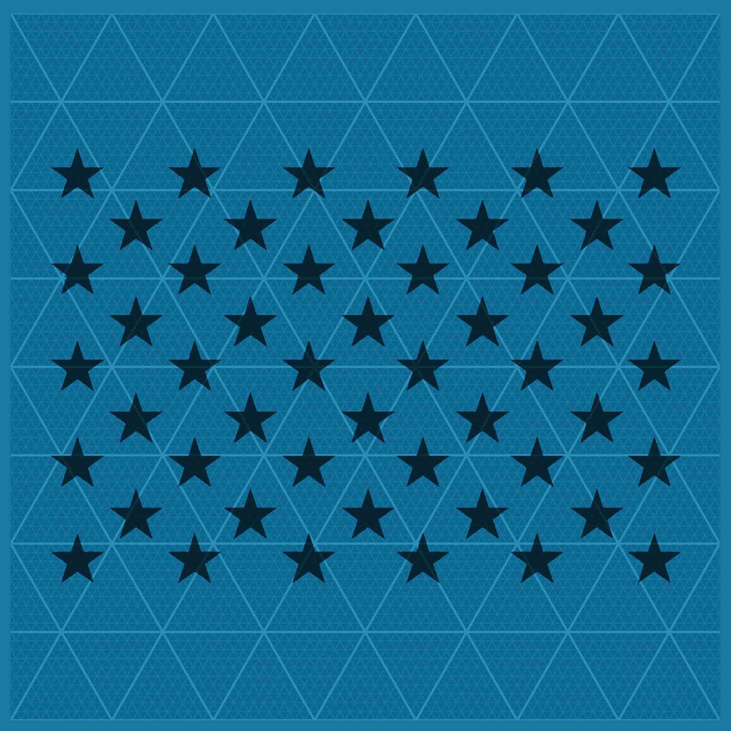 50 STARS STENCIL - Lazy Stencils