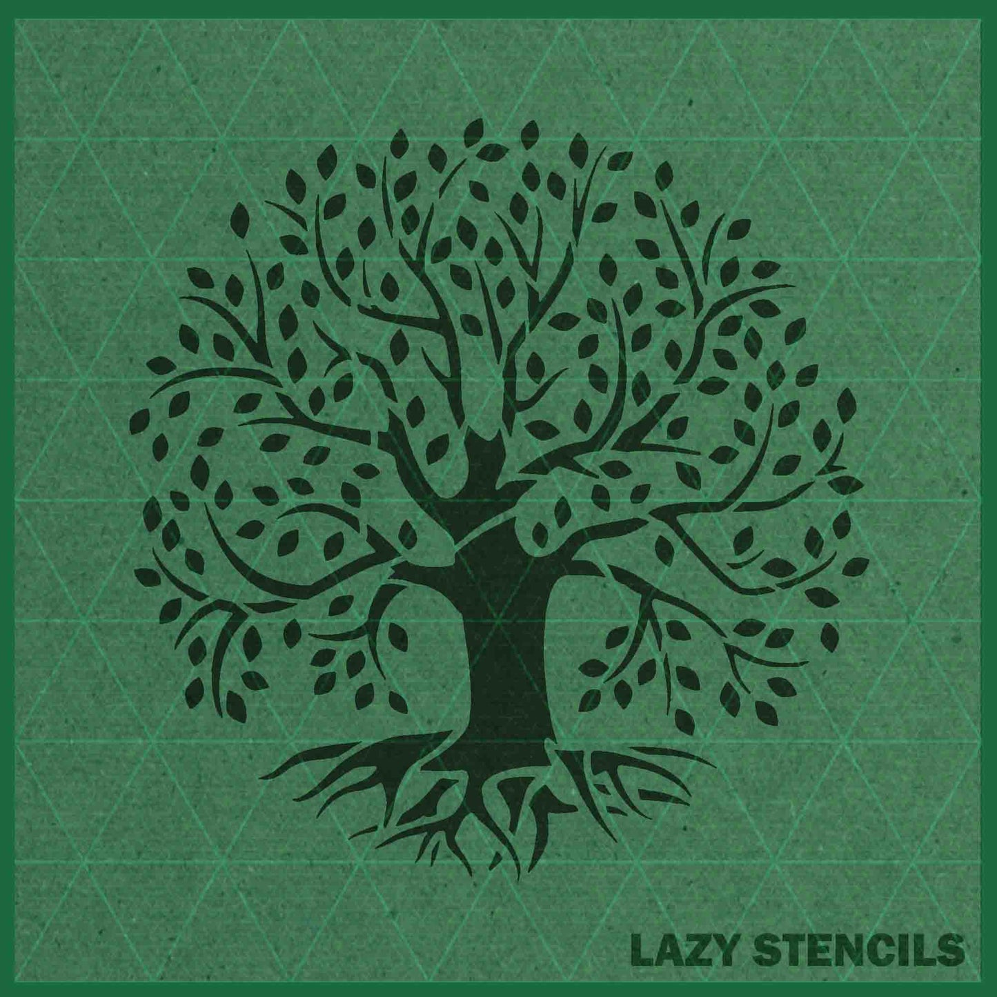 YGGDRASIL TREE OF LIFE STENCIL - LAZY STENCILS